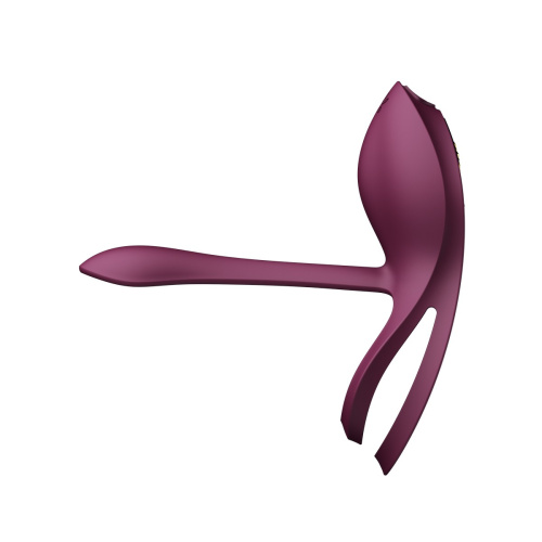 Фиолетовое эрекционное виброкольцо Bayek с пультом ДУ фото 4