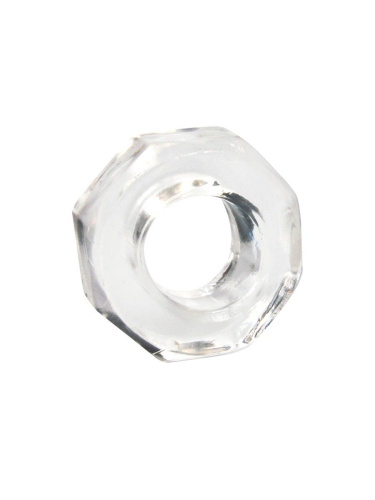 Прозрачное эрекционное кольцо в форме гайки фото 3