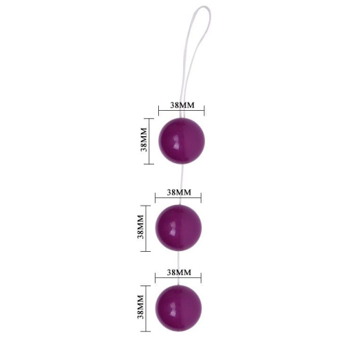 Фиолетовые вагинальные шарики на веревочке фото 4