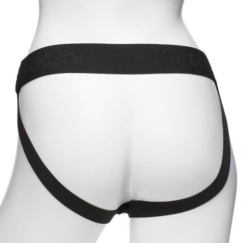 Черный полый страпон с креплением Body Extensions BE Strong - 19,05 см. фото 4