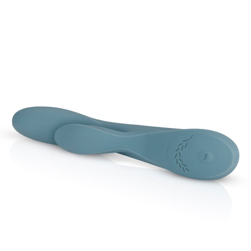 Вибратор с клиторальным стимулятором The Violet Rabbit Vibrator - 20 см. фото 2