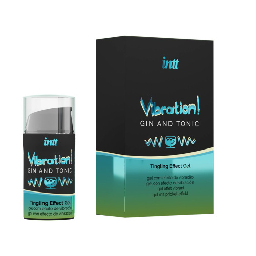 Жидкий интимный гель с эффектом вибрации Vibration! Gin & Tonic - 15 мл. фото 2