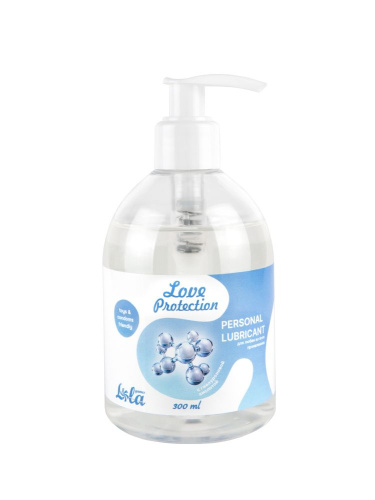 Увлажняющий лубрикант на водной основе Love Protection - 300 мл.