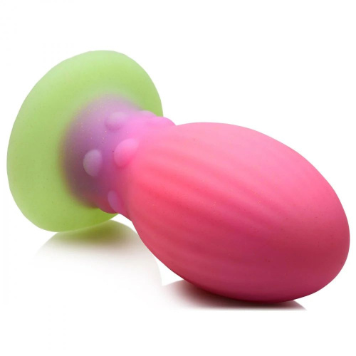 Розовая пробка-яйцо XL Xeno Egg - 17,6 см. фото 2