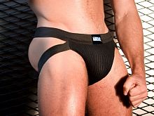 Спортивные трусы-джоки с открытым задом Anton Swim Jock