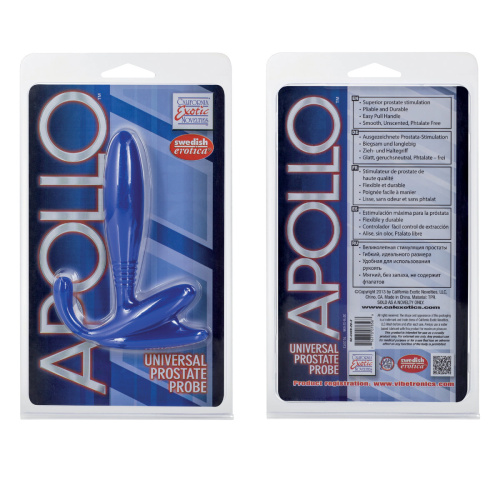 Синий стимулятор простаты APOLLO UNVRSL фото 2