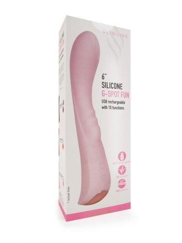 Фиолетовый вибратор для G-стимуляции - 19,1 см. фото 3 Фиолетовый вибратор для G-стимуляции - 19,1 см. фото 3