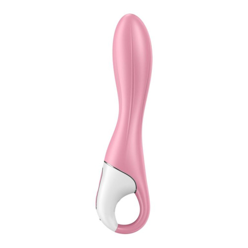 Розовый вибромассажер с функцией расширения Air Pump Vibrator 2 - 20,9 см. фото 4