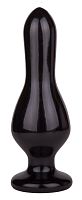 Черная анальная пробка MAGNUM 15 - 17,5 см.