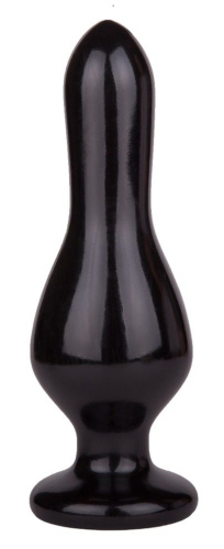Черная анальная пробка MAGNUM 15 - 17,5 см.