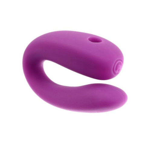 Фиолетовый стимулятор для пар с вибропулей фото 5