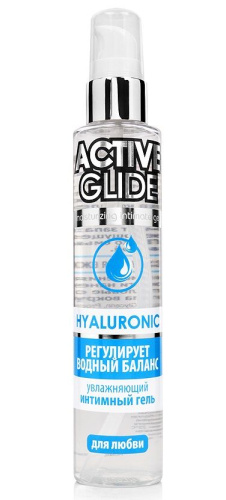 Увлажняющий интимный гель Active Glide Hyaluronic - 100 гр. Увлажняющий интимный гель Active Glide Hyaluronic - 100 гр.