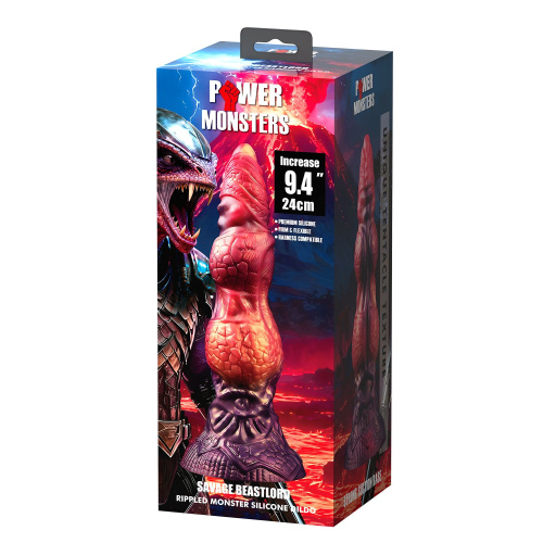 Фаллоимитатор-гигант на присоске Savage Beastlord - 24 см. фото 6