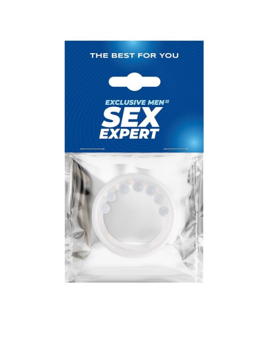 Эрекционное кольцо с мягкой стимулирующей насадкой фото 2