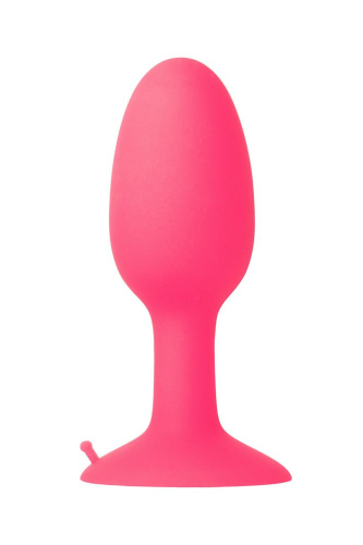 Розовая пробка POPO Pleasure со встроенным вовнутрь стальным шариком - 10,5 см. фото 2