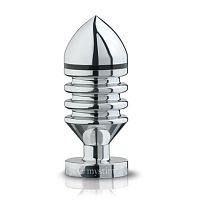 Металлическая анальная пробка Hector Helix Buttplug S - 10 см.