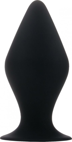 Чёрная малая анальная пробка Butt Plug with Suction Cup Small Чёрная малая анальная пробка Butt Plug with Suction Cup Small