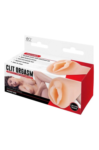 Телесный мастурбатор-вагина Clit Orgasm фото 4