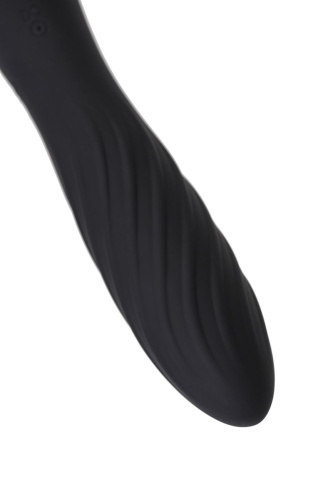 Черно-красный двусторонний вибромассажер Black&Red - 21 см. фото 6 Черно-красный двусторонний вибромассажер Black&Red - 21 см. фото 6