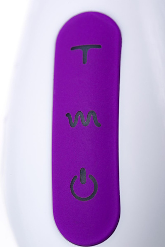 Фиолетовый вибратор JOS TATY с пульсирующими шариками - 21,5 см. фото 8