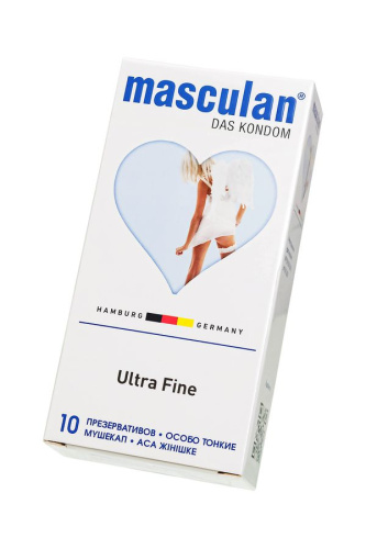 Особо тонкие презервативы Masculan Ultra Fine - 10 шт. фото 2