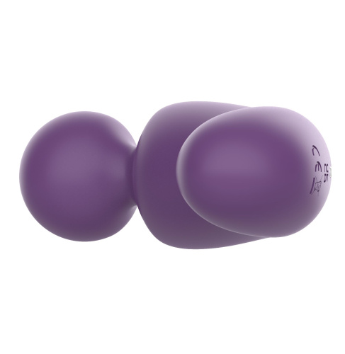 Фиолетовый изогнутый wand-вибратор фото 5