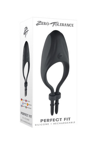 Черное эрекционное вибролассо Perfect Fit фото 6