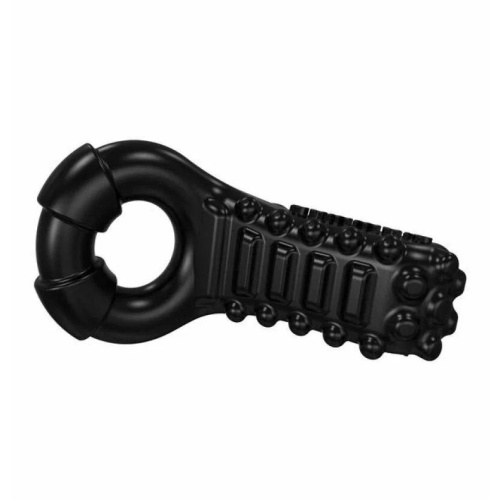 Чёрное эрекционное виброкольцо Tickle фото 4 Чёрное эрекционное виброкольцо Tickle фото 4