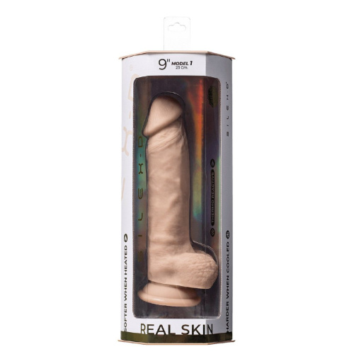 Телесный фаллоимитатор Real Skin Model 1 - 23 см. фото 4