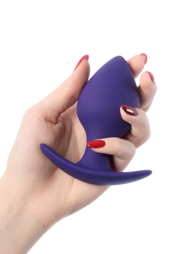 Фиолетовая анальная втулка Glob - 8 см. фото 5
