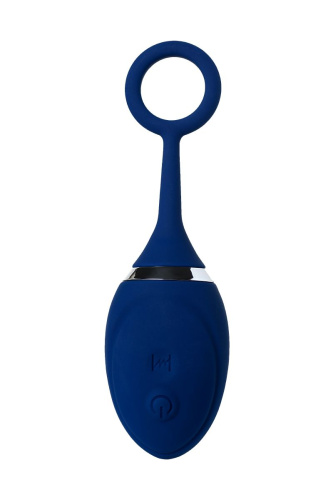 Синяя анальная вибровтулка OPlay Unico с пультом ДУ - 13,5 см. фото 5