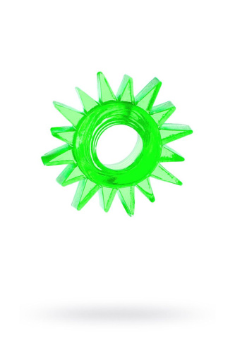 Зеленое эрекционное кольцо-солнце фото 2