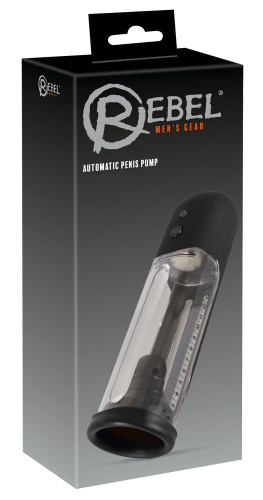 Автоматическая вакуумная помпа для пениса Rebel Automatic Pump фото 6