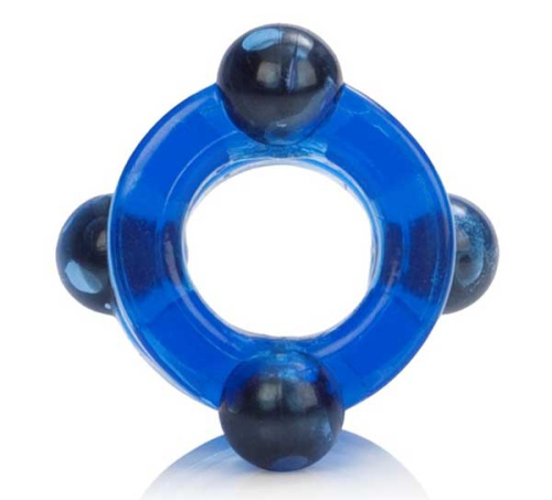 Голубое двойное эрекционное кольцо с магнитами Magnetic Power Ring фото 2 Голубое двойное эрекционное кольцо с магнитами Magnetic Power Ring фото 2