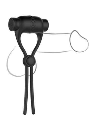 Черное перезаряжаемое эрекционное вибролассо №01 Vibrating Cock Ring фото 4 Черное перезаряжаемое эрекционное вибролассо №01 Vibrating Cock Ring фото 4