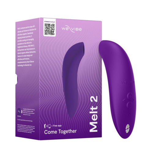 Фиолетовый бесконтактный клиторальный стимулятор We-Vibe Melt 2 фото 5