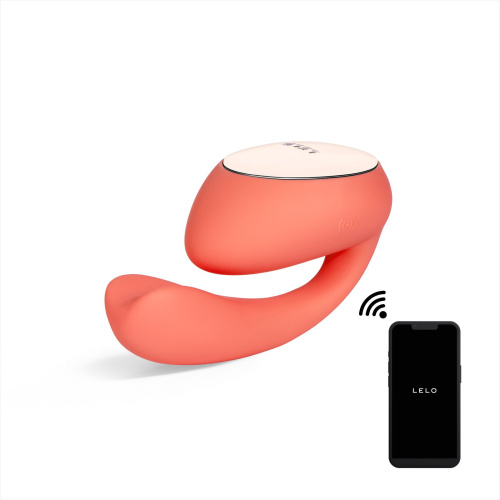 Коралловый вибратор с управлением через приложение Lelo Ida Wave фото 2