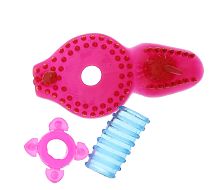 Набор разноцветных насадок на пенис