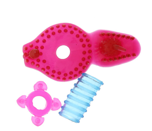 Набор разноцветных насадок на пенис