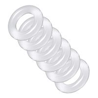 Комплект из 6 прозрачных эрекционных колец Ring Master Custom Ball Stretcher Kit