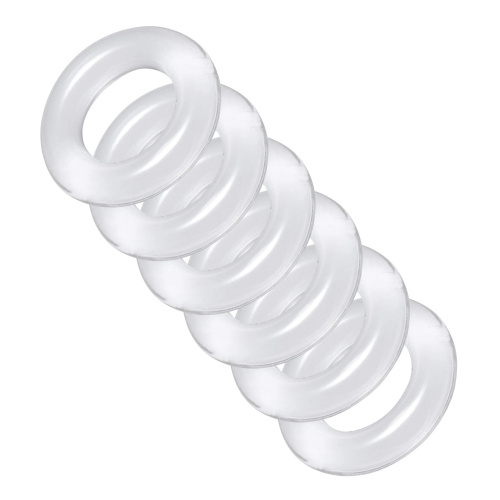 Комплект из 6 прозрачных эрекционных колец Ring Master Custom Ball Stretcher Kit