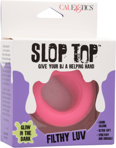 Розовый мастурбатор-бампер из жидкого силикона Filthy Luv фото 3