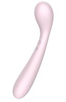 Розовый вибратор Baymax для G-стимуляции - 22 см.