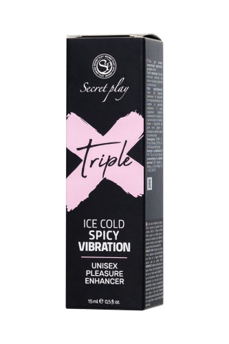 Возбуждающий гель с эффектом вибрации и охлаждения Triple X 3 in 1 Unisex Pleasure Enhancer Gel - 15 мл. фото 6 Возбуждающий гель с эффектом вибрации и охлаждения Triple X 3 in 1 Unisex Pleasure Enhancer Gel - 15 мл. фото 6