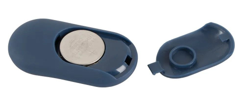 Синий вибростимулятор простаты с кольцом - 14,5 см. фото 6