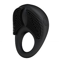 Вибрирующее эрекционное кольцо с щетинками