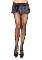 Сетчатые колготки с необычным узором