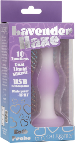 Сиреневая вибропробка Bulb Probe - 10,2 см. фото 5