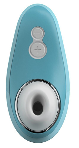 Голубой бесконтактный клиторальный стимулятор Womanizer Liberty фото 2
