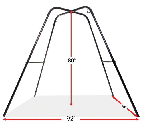 Напольный черный каркас для качелей Swing Stand фото 2